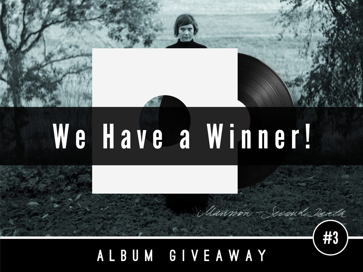 Album Giveaway #3 Winner Announcement
